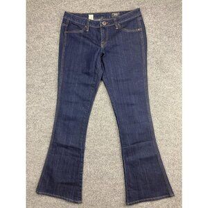 Volcom Jeans Womens 9 29 Dark Wash Pistol Skinny Flare Stretch Denim Bootcut